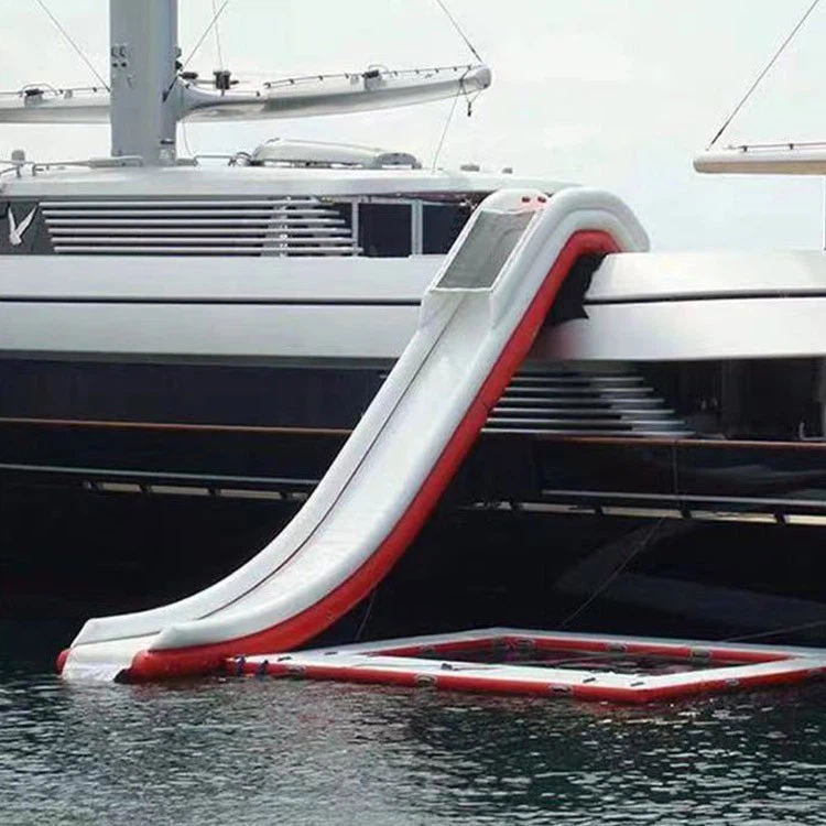 Inflatable Water Slide Giant Inflatable Floating Water Slide For Yacht Boat